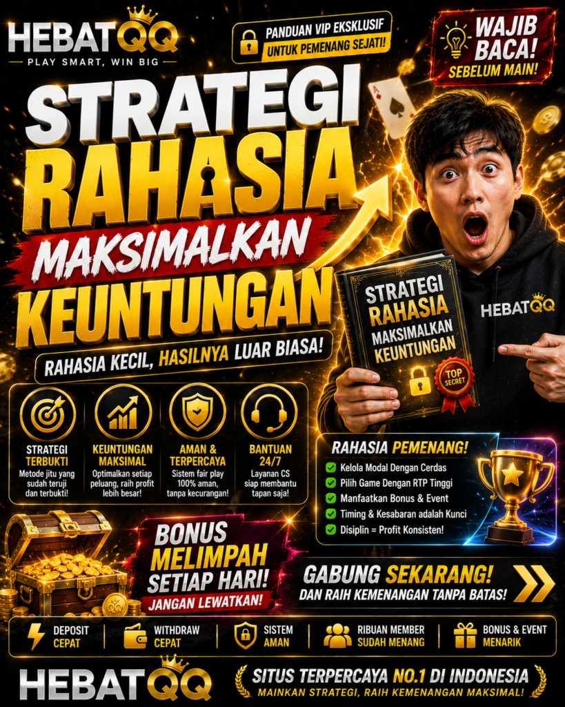Strategi Rahasia Maksimalkan Keuntungan di HebatQQ: Situs PKV Games Pilihan Pemain Pro b56cc29e f0b2 4168 9546 5311503c4319
