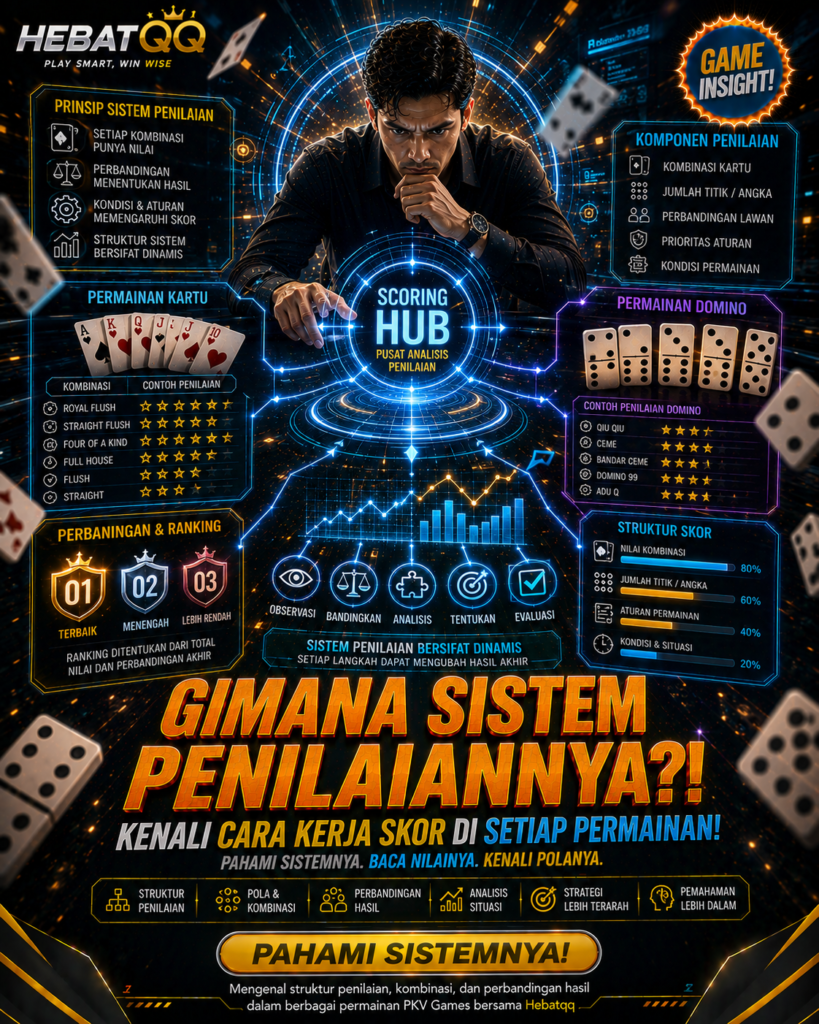 Mengenal Cara Kerja Sistem Penilaian di Seluruh Permainan PKV Games 35791c04 d421 47e3 bf6d 80dcd1b8f226