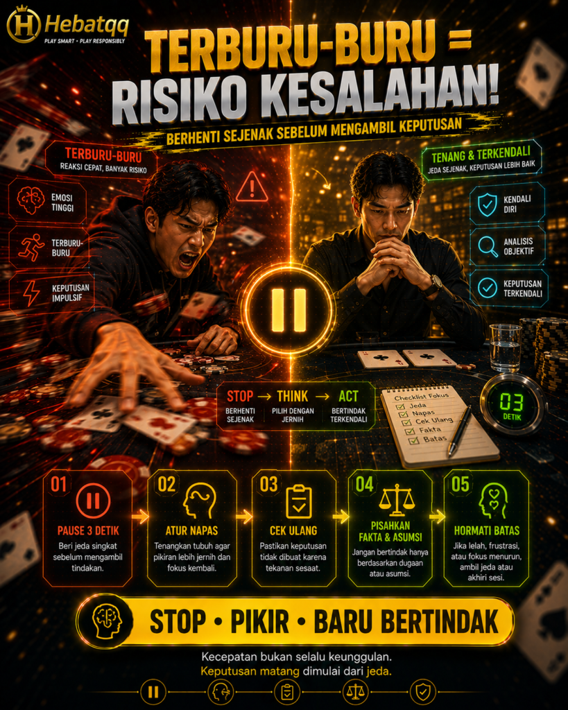 Teknik Mengurangi Kesalahan Akibat Terlalu Terburu-Buru dalam PKV Games 90397073 9b90 49c9 8813 26ecafec61b7